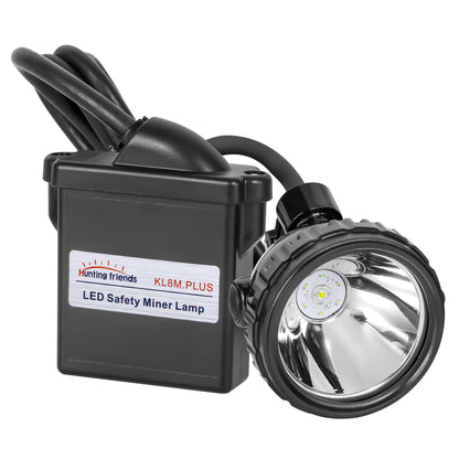 Hunting Friends Superbright LED Mining Headlamp, Rechargeable, Waterproof, KL8M.Plus, White