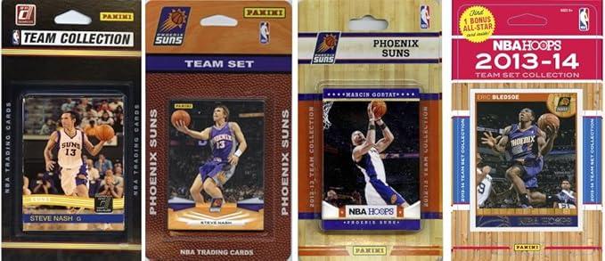 NBA Phoenix Suns 4 Different Licensed Trading Card Team Sets