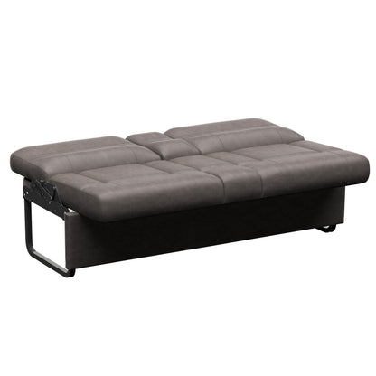 Thomas Payne Signature 62" McCoy RV Jackknife Sleeper Sofa with Matching Kickboard, Easy Transition, High-Density Foam Cushioning, Fold-Down Center, Dual Cupholders - 2024044392