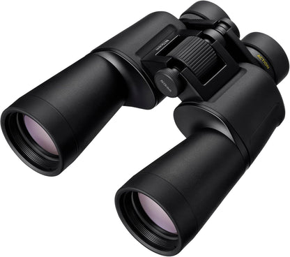Nikon Action 7x50 Binocular | Multilayer-Coated Nikon Optics, Bright 50mm Objective Lenses, 7X Power, Turn-and-Slide Adjustable eyecups and Tripod-Ready Porro-Prism Design