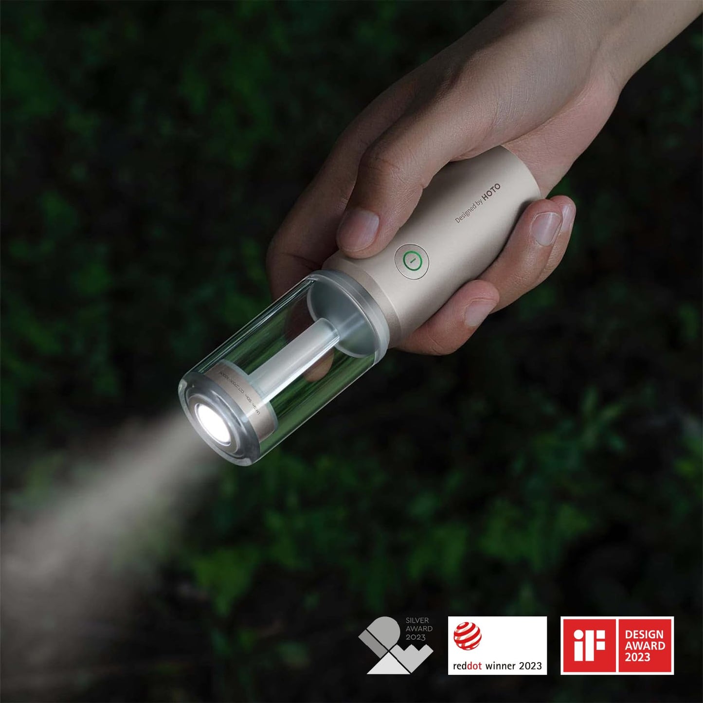 HOTO Outdoor Camping Lantern Rechargeable Bundle with HOTO Electric Spin Scrubber, Cordless Shower Scrubber with Long Handle