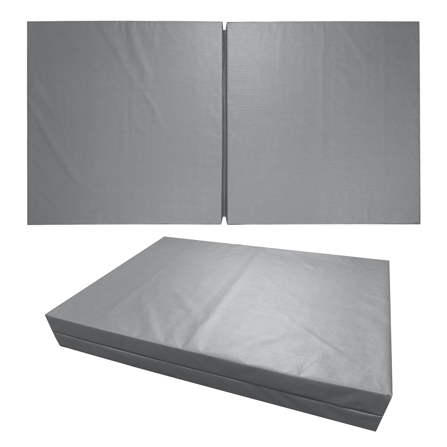 Dynarex Bedside Bi-Fold Foam Floor Mat - Waterproof Safety Floor Mat for Elderly & Hospital Patients - Accident & Fall Prevention Pad, Gray - 36" x 66"
