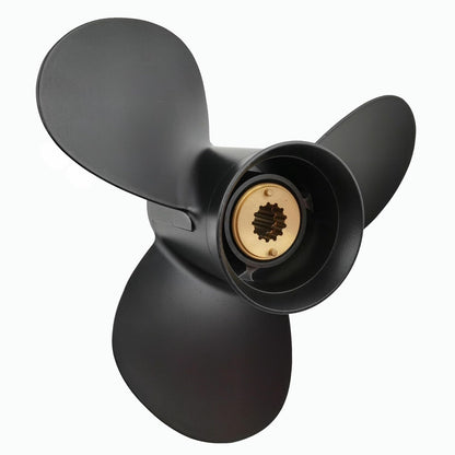 MARKGOO Propeller 10.5X13 Pitch RH 13 Spline Tooth with Hub Kit for Mercury Mariner Outboard 25 30 35 40 45 50 55 60 70 HP HP Boat Motor Engine Parts Aluminum Prop fits 3.25 Gearcase 48-816704A45
