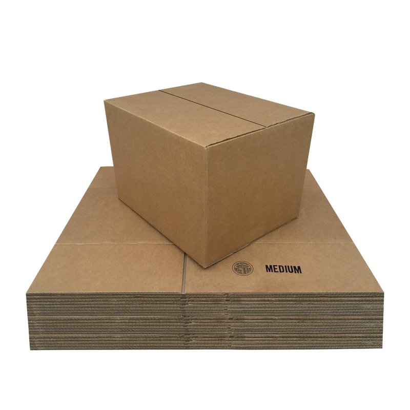 UBMOVE Medium Moving Boxes 18"L x 14"W x 12"H 20-Pack Corrugated Cardboard Box for Shipping, Mailing, Packing, Packaging and Storage