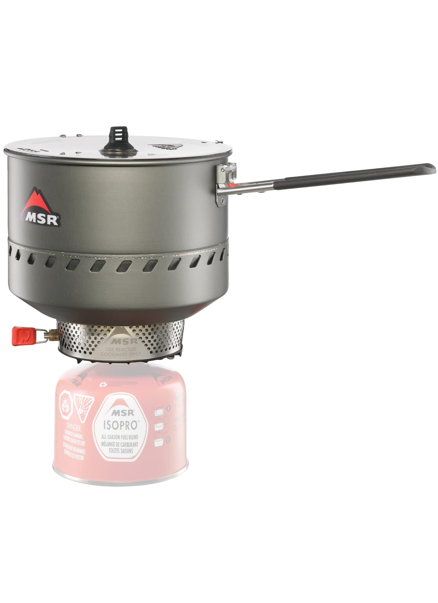 MSR Reactor Windproof Camping and Backpacking Stove System, 2.5L, 2024 Version