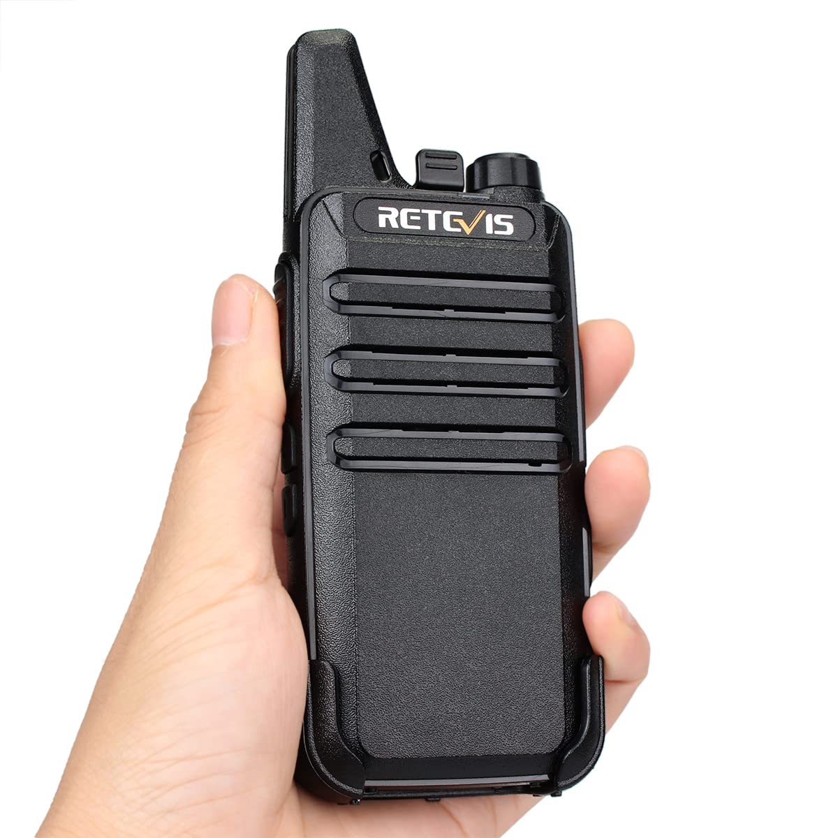 Retevis RT22 2 Way Radios Walkie Talkies,Rechargeable Long Range Two Way Radio, USB VOX Small Emergency 2 Pin Earpiece Headset,for School Retail Church Restaurant (Packed in Pairs with 5 Boxes)