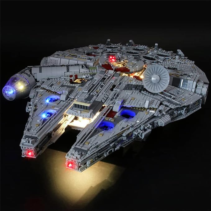 LED Light Kit Compatible with Lego 75192 UCS Ultimate Millennium Falcon (Model Set Not Included)