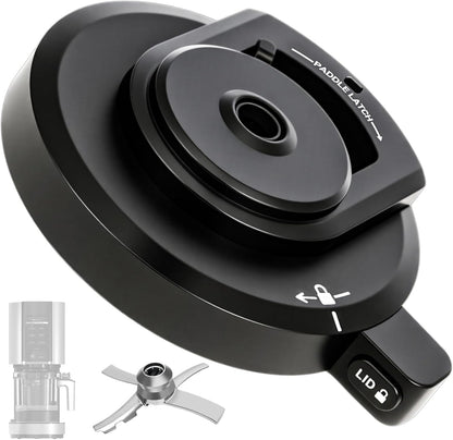 Ninja Creami Replacement Lid - Reusable Outer Bowl Lid with Paddle for NC299AMZ | NC300 Series