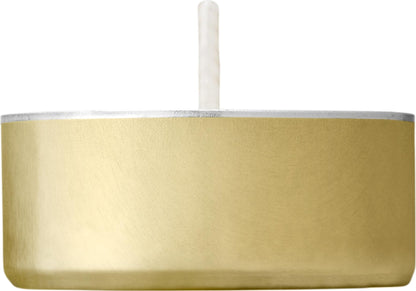 BOLSIUS Gold Unscented Tealight Candles, 150 Count - Long Lasting, Smokeless Wax, Cotton Wicks, 6 Hour Burn - Ideal for Parties, Weddings, Home Decor