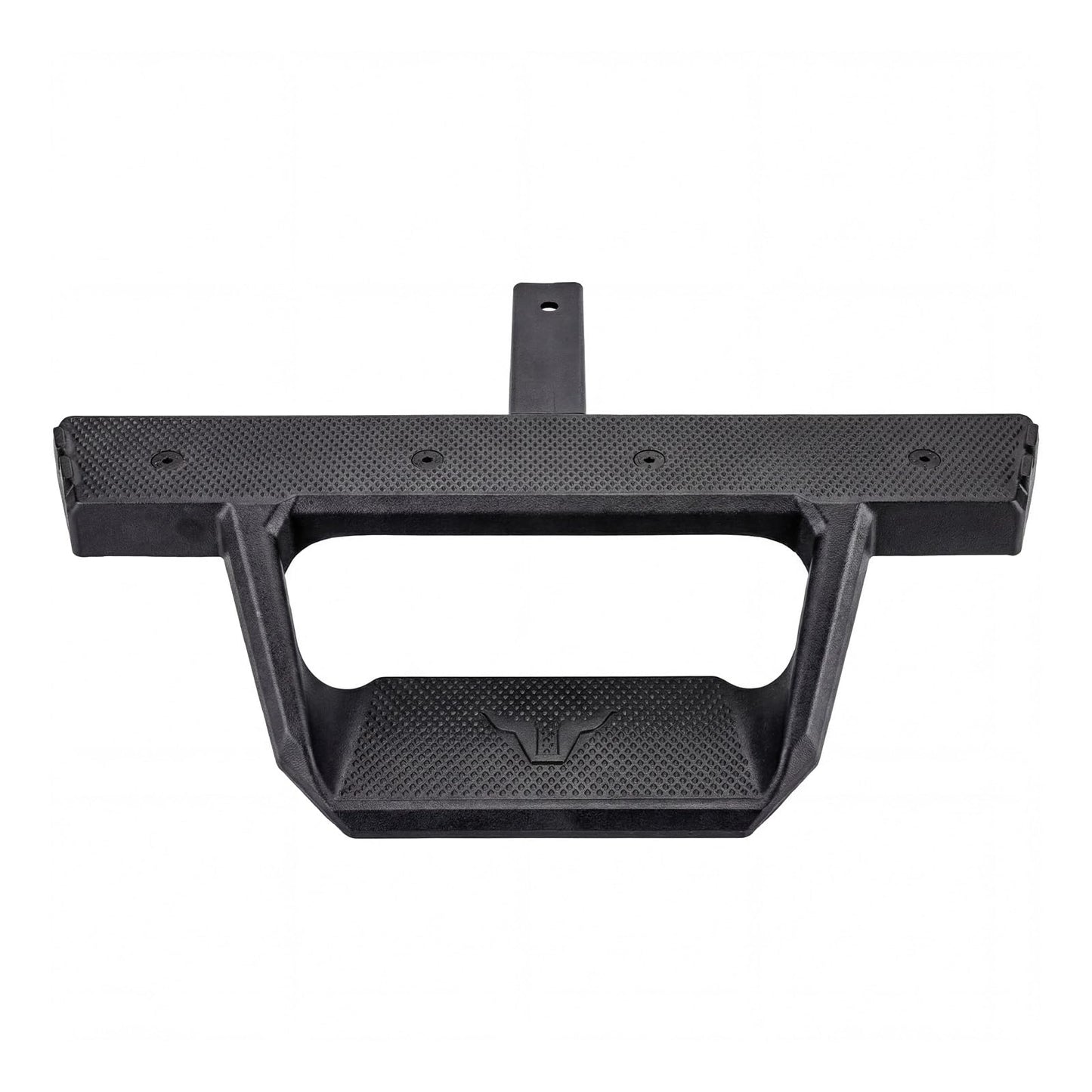 Bully Black 2" Class III Trailer Towing Hitch Step, Black Powder-Coated Cast Aluminum, 23" Wide