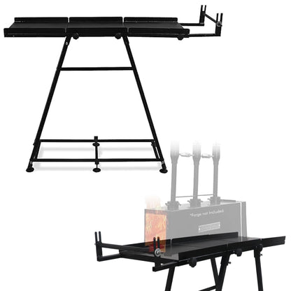 SIMOND STORE Blacksmith Forge Stand - Compatible With Single, Double & Three Burner Propane Forges - 36 Inch Steel Tool Kit Stand for Blacksmithing Starter