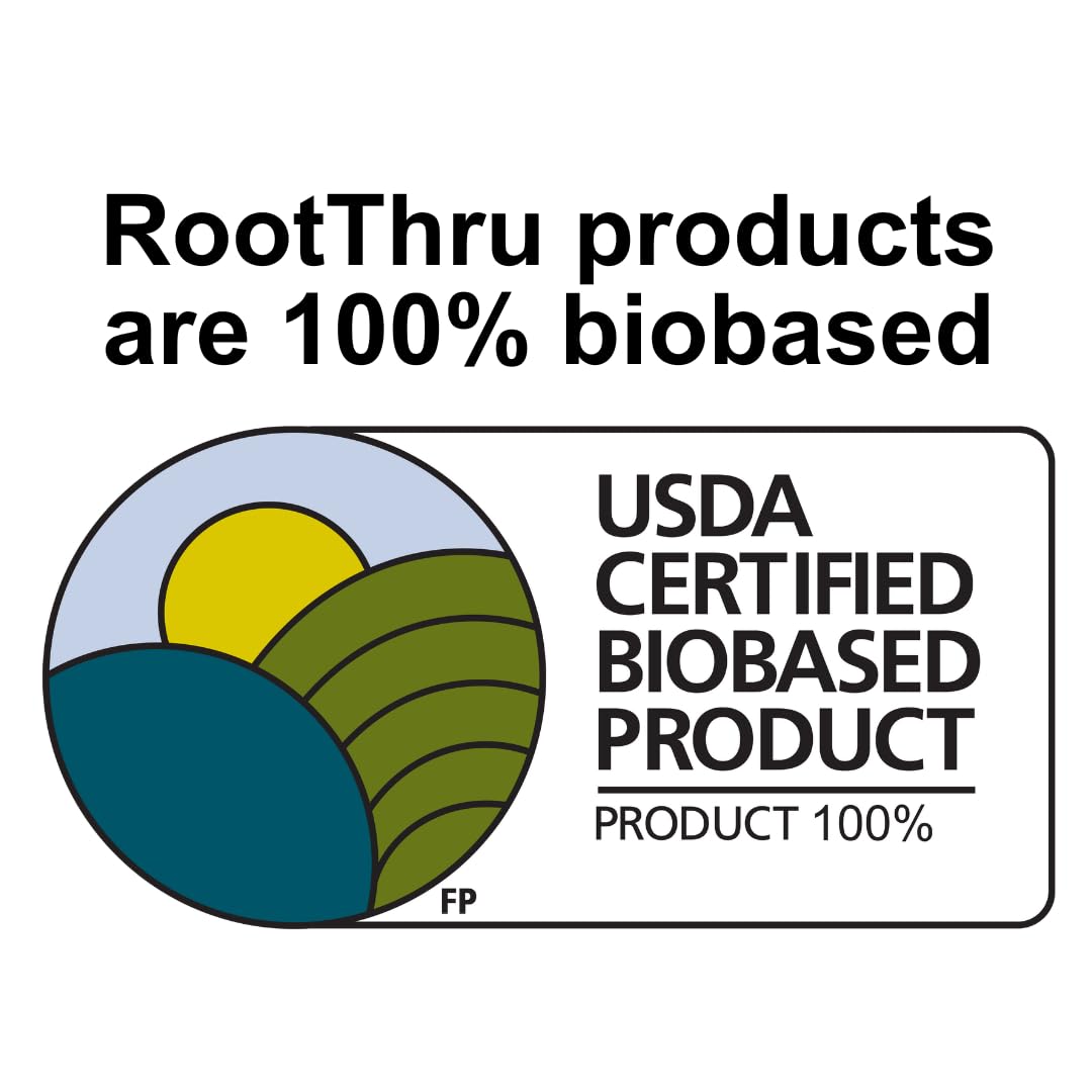 RootThru Max Weed Barrier, 34 in x100 ft, Natural, Eco-Friendly, Heavy-Duty, Durable, Landscape Fabric, Garden Ground Cover, Paper Mulch, Gardening Weed Mat, Geotextile Fabric, Weed Blocker