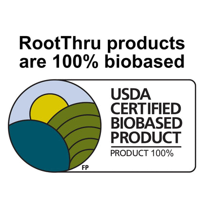RootThru Max Weed Barrier, 34 in x100 ft, Natural, Eco-Friendly, Heavy-Duty, Durable, Landscape Fabric, Garden Ground Cover, Paper Mulch, Gardening Weed Mat, Geotextile Fabric, Weed Blocker