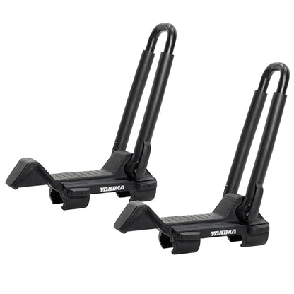 Yakima JayLow J-Cradle Rooftop Kayak Mount for 1 or 2 Kayaks – Car Roof Rack Carrier for Round, Square, Factory or Aerodynamic Crossbars, Holds 1 Boat Up to 80 Pounds or 2 Boats Up to 110 Pounds Total