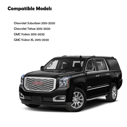 Center Console Safe Vault - KEREN Console Gun Safe Box Compatible with Chevrolet Suburban and Tahoe 2015-2020, GMC Yukon and Yukon XL 2015-2020, with Superior Fingerprint Lock