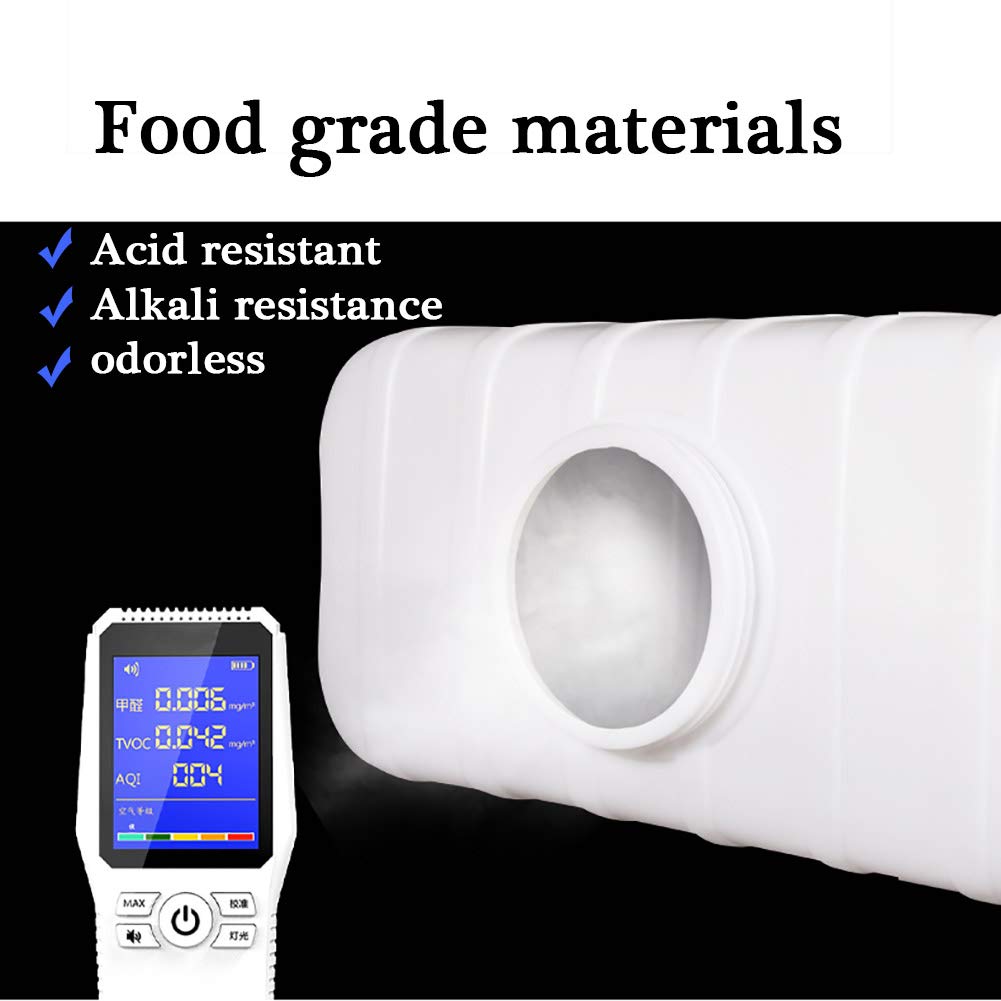 SXKJDM Large Plastic Water Storage Tanks Emergency Water Storage 50L/80L/110L/200L Camping & Hiking Water Storage Water Container Multifunctional Water Tank(Size:110L/29gallon)