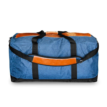 Skunk Large Duffle "Midnight Express XL" - Smell Proof - Water Proof (Navy/Leather)