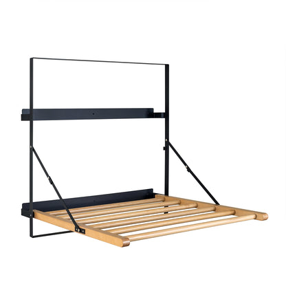 TOMACE Wall Mounted Clothes Drying Rack Laundry Drying Rack Collapsible