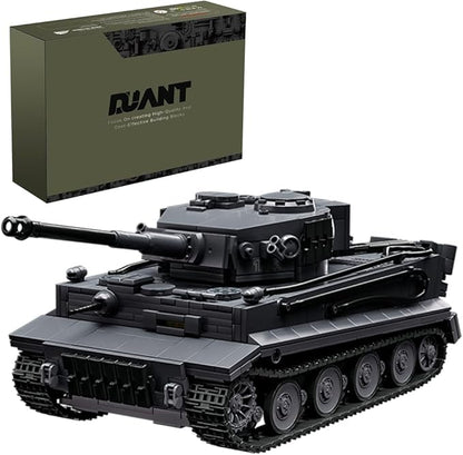39062 Tiger Tank NO.1322 Building Block Set 1622 Pieces Military 1:28 Scale Tank Model Toys Ideal Gift for Room Decoration or Collection