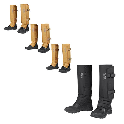QOGIR Snake Gaiters Snake Chaps, Waterproof Snake Guards, Snake Bite Protection for Lower Legs, Snake Proof Chaps Fit for Men & Women, Adjustable Size