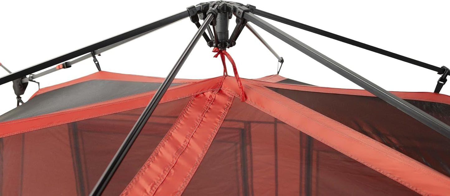 Rapid Series Quick Setup Camping Tent, Integrated Steel Frame Family Tent Made with Waterproof 150d Fabric and 190d Fabric Rain Fly for Family Outdoor Camping