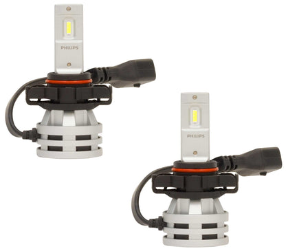 Philips UltinonSport PS24WFF LED Bulb, Fog Light & Powersports Headlights, 2 Pack, White