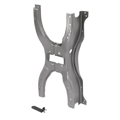 ALMULOO Spare Tire Frame Crossmember Compatible with 1999-2004 Ford F-250 F-350 Steel Spare Tire Carrier Support, Raw Finish