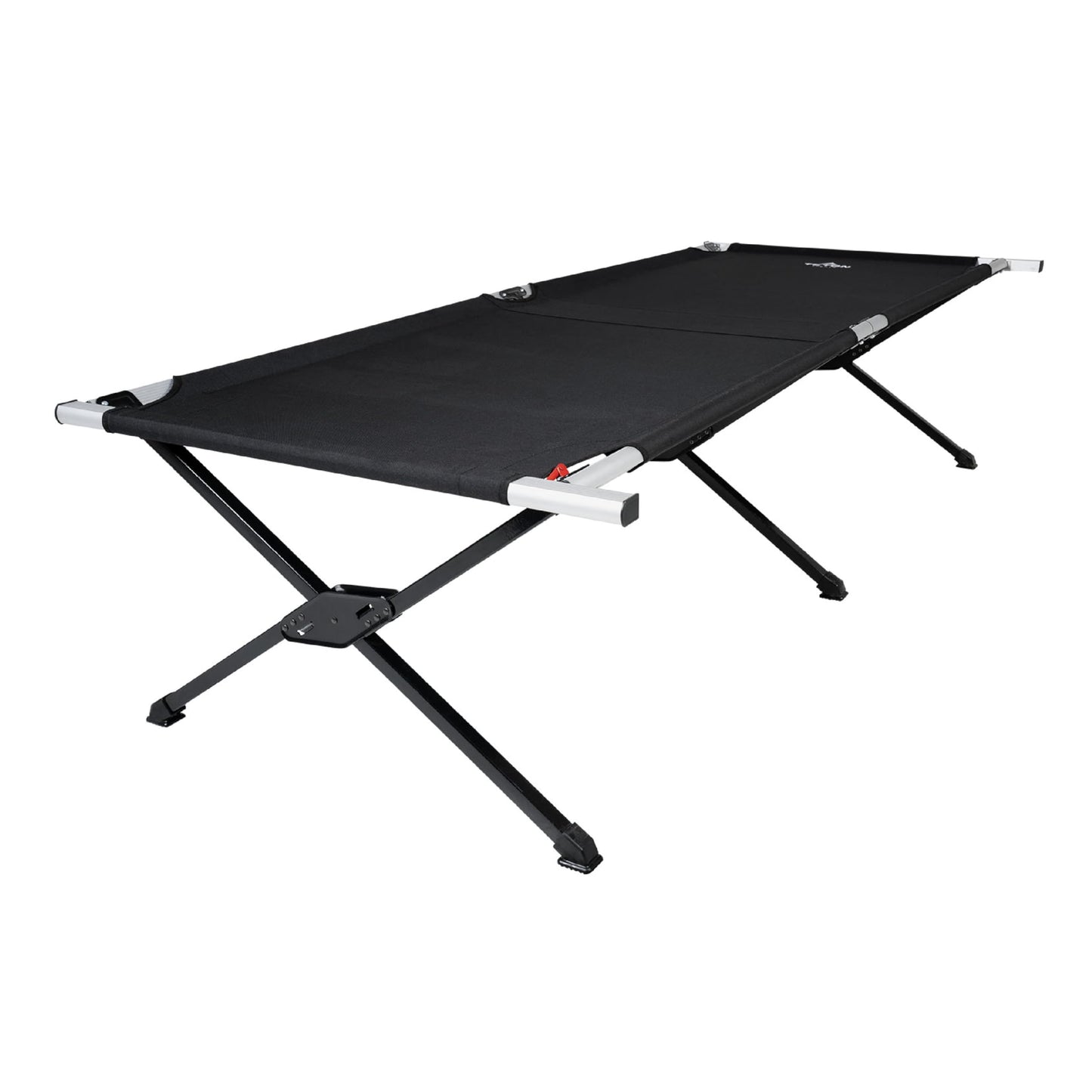 Teton Outfitter Camping Cot, Heavy-Duty Oversized Folding Cot for Adults, Comfortable Elevated Sleeping Bed, Easy Setup, Universal