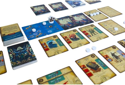 Adamastor Board Game - Hand &amp Tableau Management Strategy Game Set in The Age of Discovery Story-Driven Family Fun for Kids &amp Adults Ages 14+ 1+ Players 30 Minute Playtime
