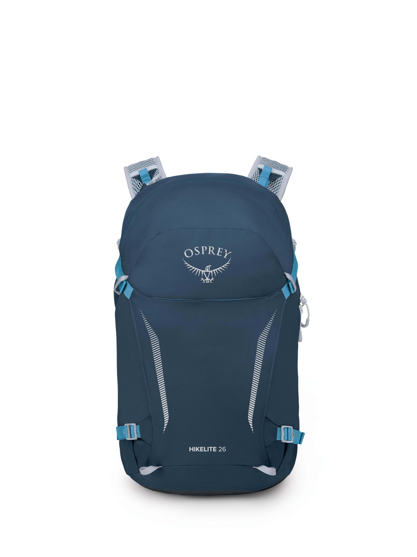Osprey Hikelite 26L Unisex Hiking Backpack – Lightweight Daypack with Breathable Backpanel and Raincover – Ideal for Day Hikes, Travel, and Everyday Use in Any Weather, Atlas Blue
