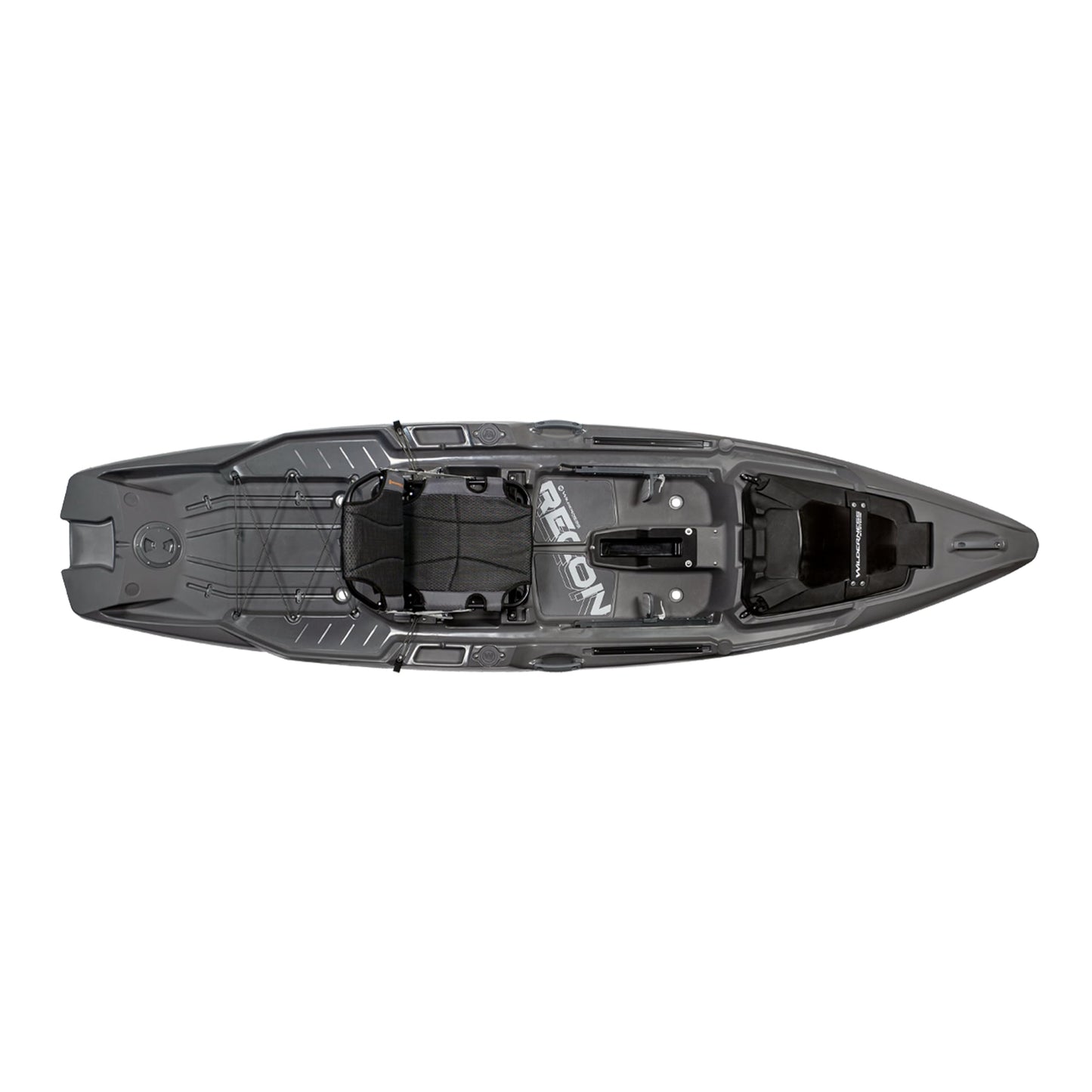Wilderness Systems Recon 120 - Sit on Top Fishing Kayak - Premium Frame Seat - 12 ft - Steel Grey