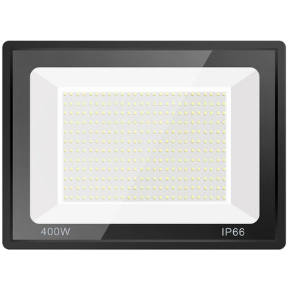 Gopretty 400W LED Flood Light Bulbs 2 Pack, Outdoor Waterproof IP66, 40000LM Super Bright, 6000K Daylight White, Exteriores Security Floodlights for Yard, Court, Garage, Stadium