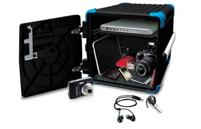 ML-35P Portable Safe Locker with Adjustable Combination Lock and Steel Tether, 1.23 Cubic Feet Capacity