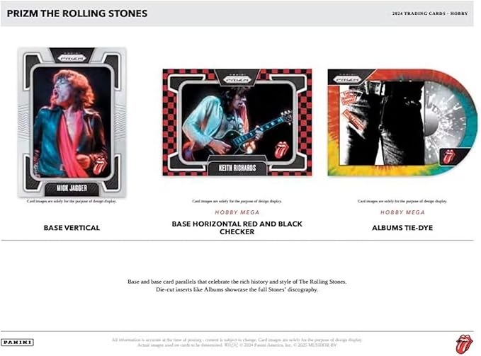 2024 Panini Prizm Rolling Stones Hobby Mega Box