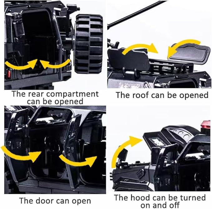 Military Vehicles Building Blocks Sets Compatible with Lego Military Armored Vehicle Set Army Model Kit STEM Toys for Boys Kids and Teens Ages 8-14 (Black)