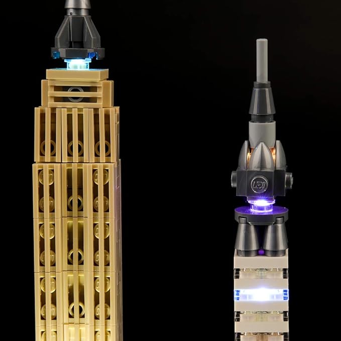 Lightailing Light Set for (Architecture New York City) Building Blocks Model - Led Light kit Compatible with Lego 21028(NOT Included The Model)