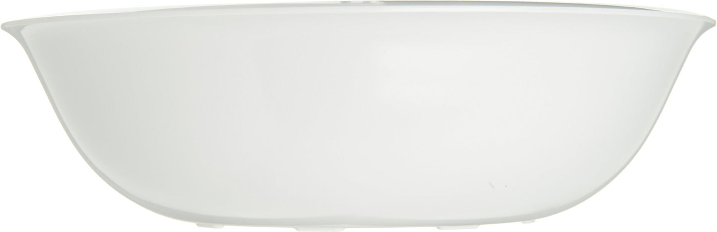 Carlisle FoodService Products Epicure Salad Bowl Soup Bowl for Restaurants, Hospitals, Plastic, 32 Ounces, White, (Pack of 24)