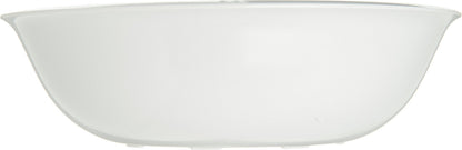 Carlisle FoodService Products Epicure Salad Bowl Soup Bowl for Restaurants, Hospitals, Plastic, 32 Ounces, White, (Pack of 24)
