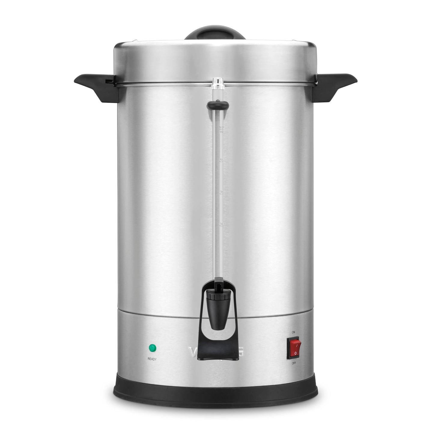 Waring Commercial Coffee Urn, 110 Cup Capacity Stainless Steel Electric Percolator, Dual Heater System for Commercial Kitchens & Catering, NSF Certified, WCU110X