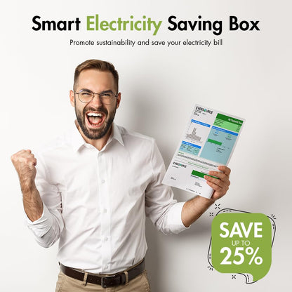 KVAR Energy Saver, 300 Amp Home Energy Saver Box & Surge Protector for Whole House, UL Components Included