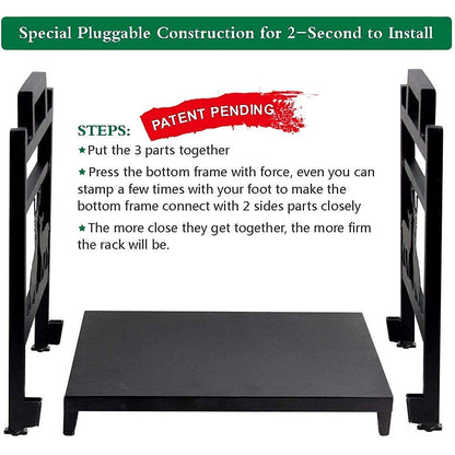 INNO STAGE Firewood Log Rack and Ash Bucket with Lid