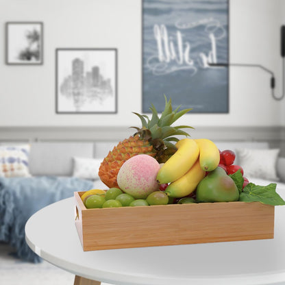 Bamboo Lid Holder | Kitchen Organizer with 5 Adjustable Dividers | 2-Piece Food Container Set