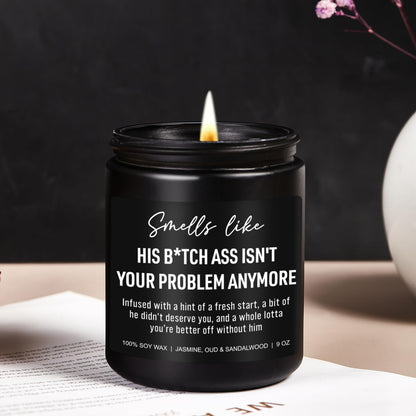 Younift Funny Scented Candles, Divorce Gifts for Women, Divorce Party Decorations - Cheer up, Breakup Gifts for Women, Newly Divorced Woman, Her - Break up, Ex Boyfriend Presents - 9 oz