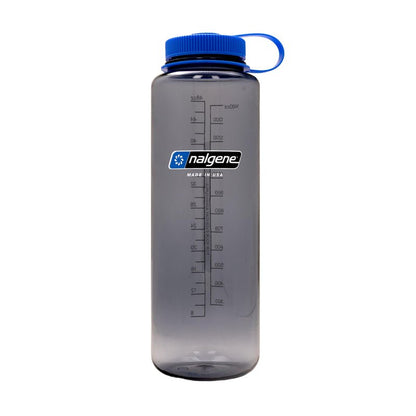 Nalgene 48 oz Wide Mouth Silo Water Bottle | BPA-Free, Durable & Leak Proof, Large & Lightweight for Hiking, Gym & Sports, Grey