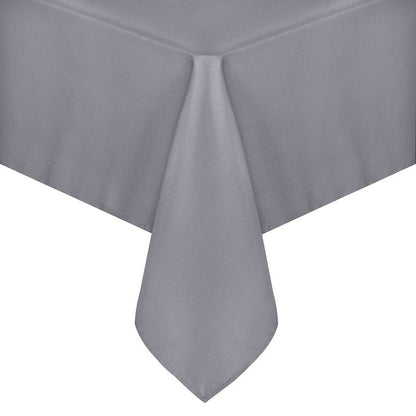 sancua Rectangle Tablecloth - 70 x 108 Inch - Stain and Wrinkle Resistant Washable Polyester Table Cloth, Decorative Fabric Table Cover for Dining Tables, Buffet Parties and Camping, Light Grey