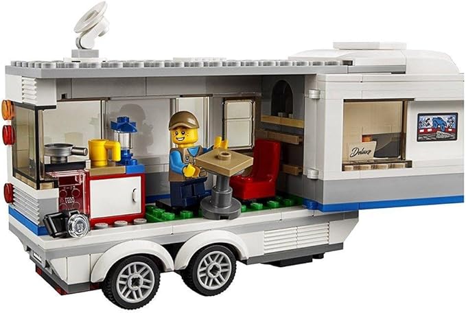 LEGO City Pickup &amp Caravan 60182 Building Kit (344 Pieces)