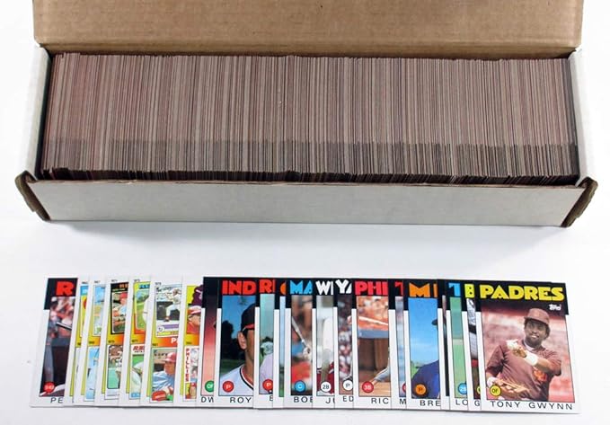 1986 Topps Baseball Complete Set (792) Ryan Clemens Rose
