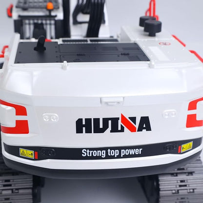 US in Stock 1/14 HUINA RC Metal Excavator Model 1594 Radio Control 22CH Ball Claw Bucket Comes with Lights and Sound Hobby Grade Model for Ages 14+
