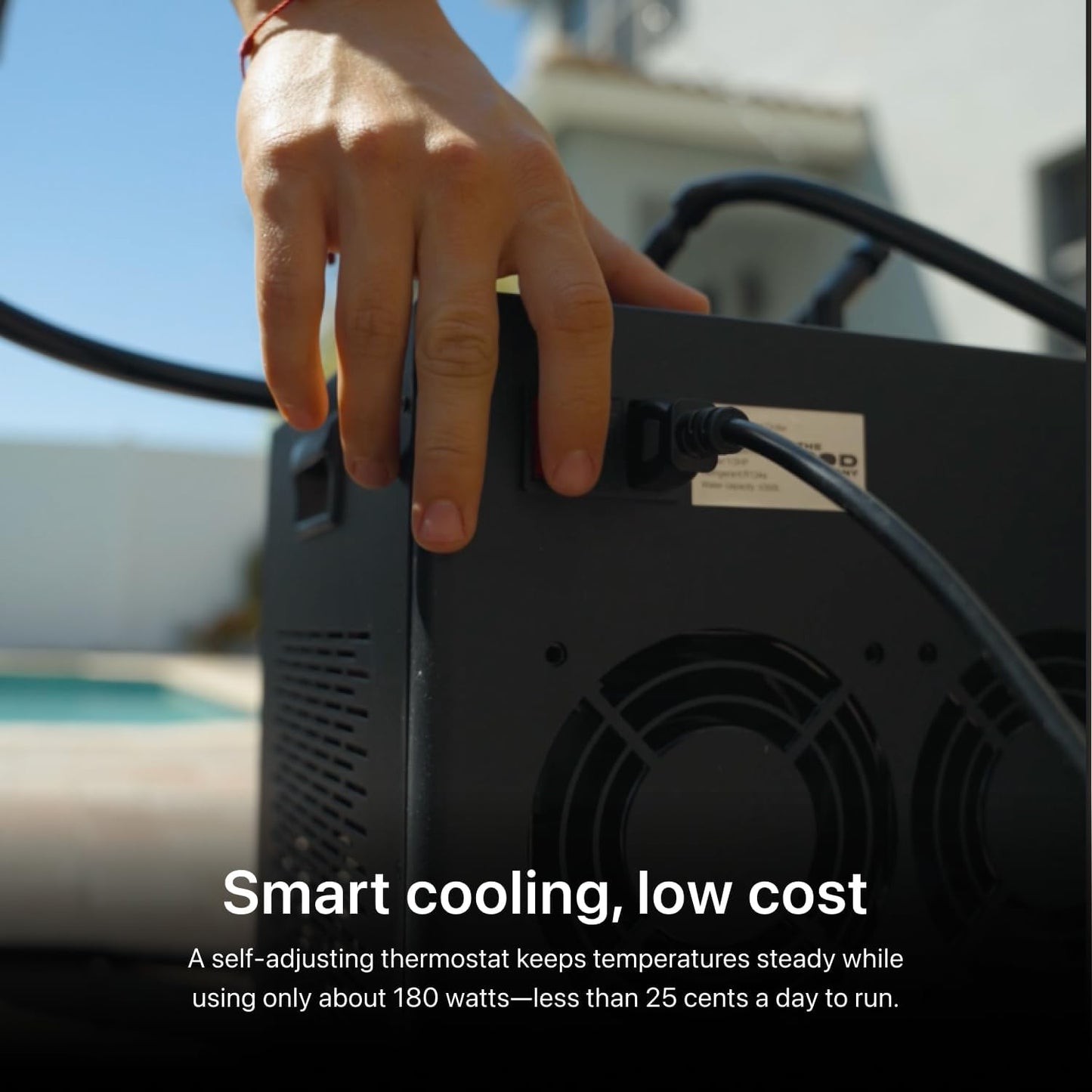 The Pod Company Pro Water Chiller – 0.5 HP – Ultra Fast 39°F Cooling for Cold Plunge Tubs – High-Power System for Heavy Use & Hot Climates – Compatible with Ice Pod & Long Pod