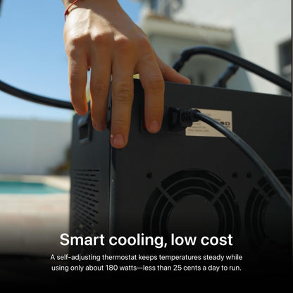 The Pod Company Pro Water Chiller – 0.5 HP – Ultra Fast 39°F Cooling for Cold Plunge Tubs – High-Power System for Heavy Use & Hot Climates – Compatible with Ice Pod & Long Pod